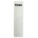 Stainless Steel Finger Plate - Push - 300 x 75 x 1.5mm - Satin