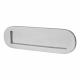 Radius Letter Plate - 254 x 77mm - Satin Chrome