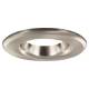 LED Lux Fire Fixed Fire Rated Downlight Bezel - Satin Nickel