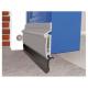 Automatic Rise & Fall Door Draught Excluder - 914mm Length - Inward Opening - Aluminium