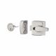 Replacement Nightlatch - 40mm Backset - Polished Chrome Case/Cylinder