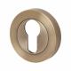 Escutcheon - 52mm Diameter - Euro - Antique Brass