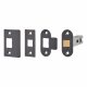 Contract Bolt Through Tubular Latch - 76mm Case - 56mm Backset - Radius/Square - Black