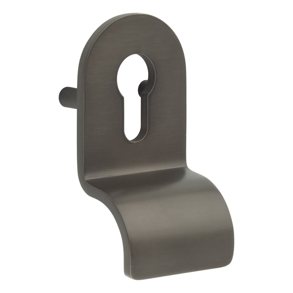 Dark Bronze Euro Lug Fixed Cylinder Pull - 96 x 50mm