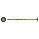 Timber Connector Torx Wafer Head Wood Screws - 6.0 x 80mm - Nano Bronze - Pack of 25