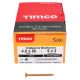 Solo Chippy Pozi Countersunk Wood Screws - 4.5 x 50mm - Yellow Zinc - Pack of 200