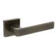 Status Montana Door Handle on Square Rose - Antique Brass