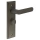 Dark Bronze Fire Rated Bathroom Door Handles - Kensington - Inner 2 - 200 x 55mm