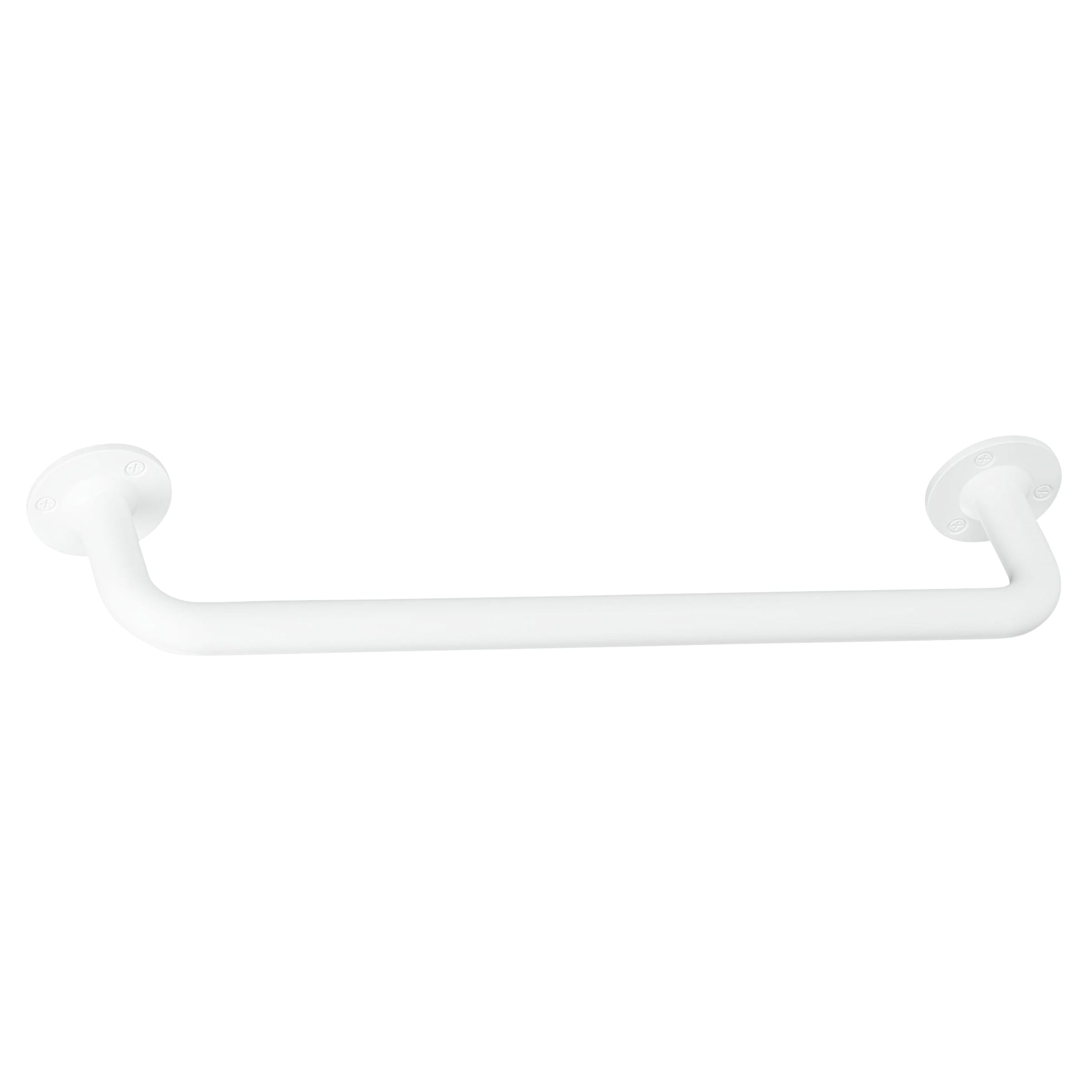 25mm Steel Grab Rail - 457mm Length - Matt White