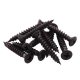 Spare Casement Window Stay Screws - Black - Pack of 10