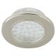 Forum Culina Pozza 1.5W LED Round Cabinet Downlight - IP44 - 3000K Warm White - Satin Nickel