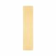 Solid Brass Plain Finger Plate - 450 x 100 x 1.5mm - Polished