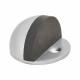 Half Moon Floor Door Stop - 25 x 45mm - Satin Chrome
