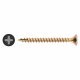 All Purpose Pozi Countersunk Wood Screws - 4.0 x 40mm - Yellow Zinc - Pack of 200
