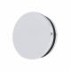 38mm Solid Brass Flat End Cap - Polished Chrome