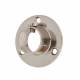 19mm Tube Hanging Rail End Socket with Locking Grub Screws - Brushed Nickel - Pack of 2