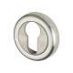 Escutcheon - 50mm Diameter - Euro - Satin Chrome