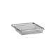 Top Track System - Click In Shallow Mesh Basket & Gliding Frame - 448 x 336 x 82mm - Platinum