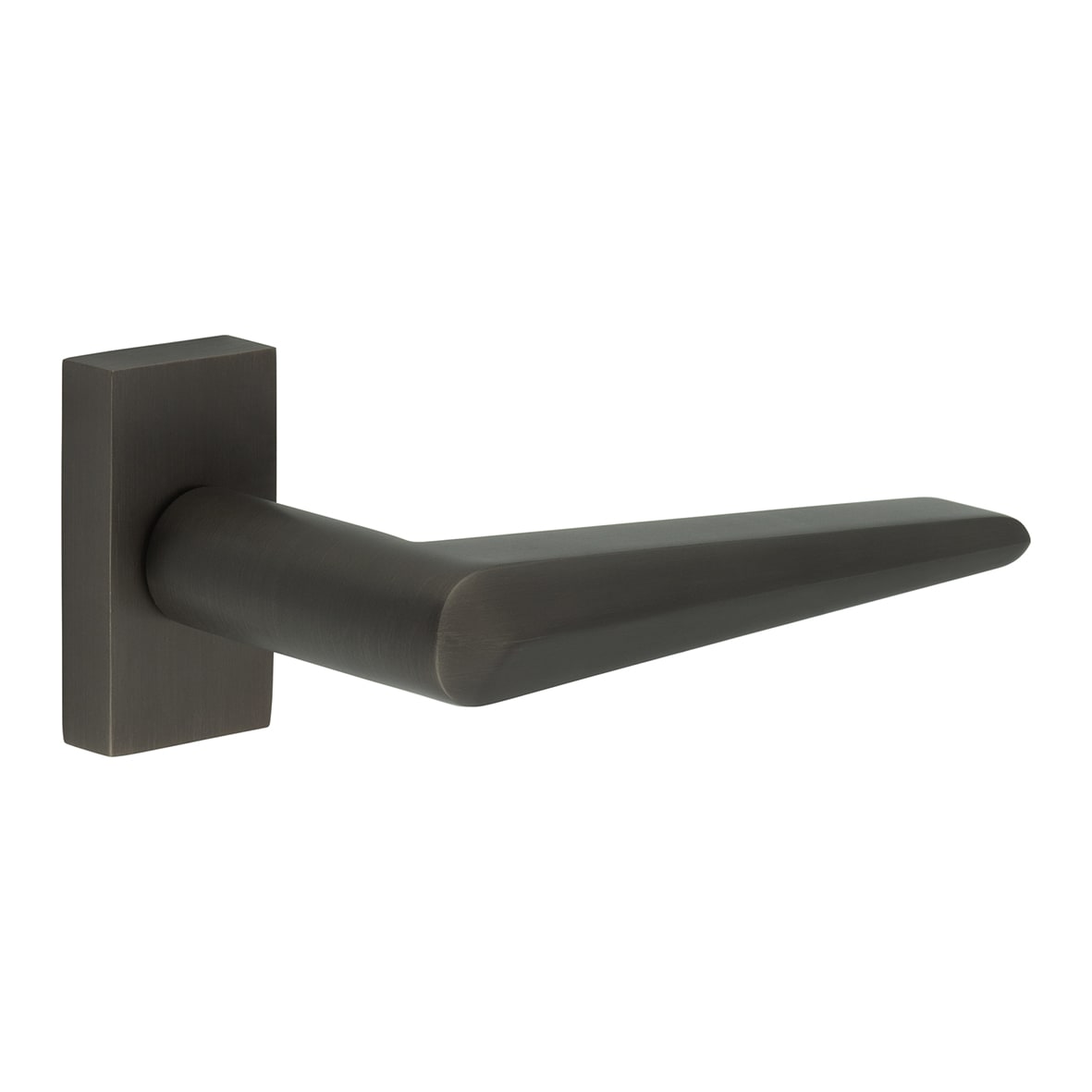 Dark Bronze uPVC Multipoint Door Handles on Rectangular Rose - CR-107 Range
