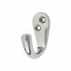 Solid Brass Single Coat Hook - 43 x 17mm - Polished Chrome