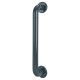 Anthracite Grey Nylon D-Bar Door Pull Handle on Rose - Screw Fix - 425mm c/c
