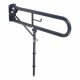 Hinged Support Grab Rail With Leg - 800 x 200mm - Dark Blue