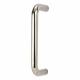 Polished Stainless Steel 16mm D-Bar Door Pull Handle - Bolt Fix - 152mm Centres