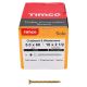 Solo Chippy Pozi Countersunk Wood Screws - 5.0 x 60mm - Yellow Zinc - Pack of 200