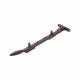 Reeded Casement Window Stay - 10"/250mm Length - Soft Antique Bronze