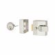 85 Double Locking Nightlatch - 40mm Backset - Polished Chrome Case/Cylinder