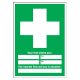 Your First Aiders Are/Nearest First Aid Box Sign - 210 x 148mm - Rigid Plastic