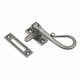 Shepherd's Crook Mortice Plate Casement Window Fastener - Reversible - Pewter