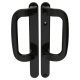 Black uPVC Patio Dummy Door Handles