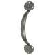 Pewter Bean D-Bar Door Pull Handle - Screw Fix - 147mm Centres
