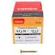 Solo Chippy Pozi Countersunk Wood Screws - 6.0 x 50mm - Yellow Zinc - Pack of 200