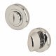 Brass Bathroom Turn & Release - 50mm Diameter - Oval - Polished Chrome
