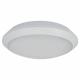 LED 15W Tough Shell+ LED Bulkhead Light with Emergency - - 4000K Cool White - White