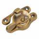 Heavy Duty Locking Fitch Sash Window Fastener - 77.6 x 25mm - Antique Brass