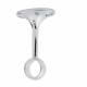 25mm Hanging Rail Centre Bracket - Polished Chrome