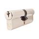 5 Pin 100mm Euro Double Cylinder - 50 + 50mm - Polished Nickel - Keyed to Differ