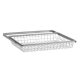 Top Track System - Click In Shallow Wire Basket & Gliding Frame - 610 x 440 x 85mm - Platinum