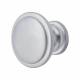 Disc Round Cabinet Knob - 30mm Diameter - Matt Chrome