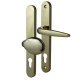 PVD Gold uPVC Multipoint Lever/Pad Door Handles - 92/62mm c/c - Sparta Range
