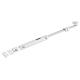 Extra Long French Door Bolt/Flat Section Bolt - 355 x 36mm - Polished Chrome