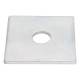 Square Plate Washer - M12 x 50mm - Zinc Plated - Pack of 8