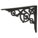 Vine Shelf Bracket - 245 x 195mm - Black