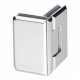 Glass to Glass Shower Hinge - 90°- 6-8mm Glass - Polished Chrome