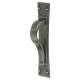Titan Georgian Latch Cabinet Pull Handle on Backplate - 64mm Centres - Pewter