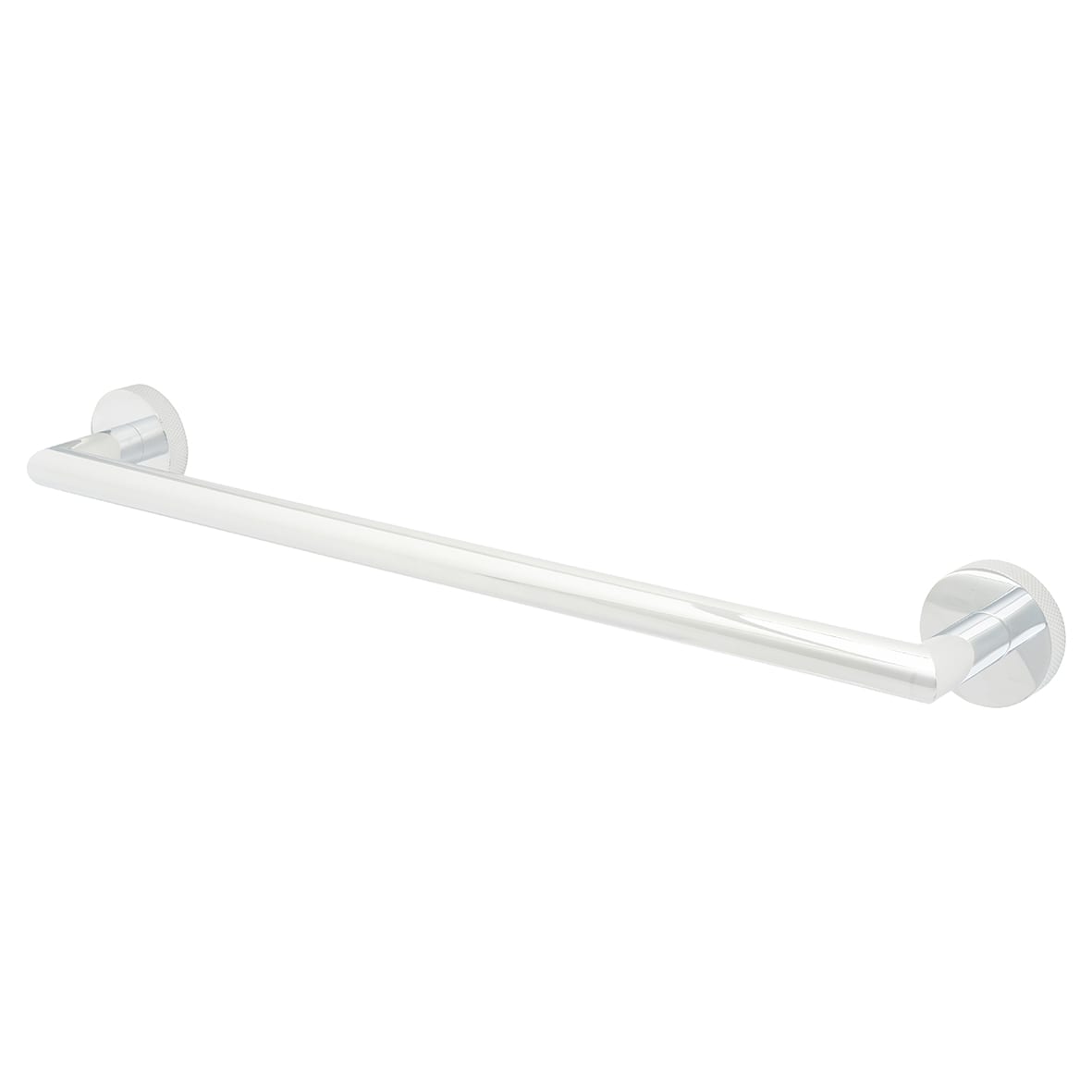 Knurled Towel Rail - 500 x 70 x 57mm - Polished Stainless Steel