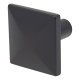 Pyramid Style Square Cabinet Knob - 29 x 29mm - Matt Black
